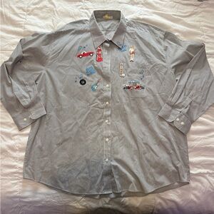 Vintage Tia Designs Size 1x  Button Up Shirt